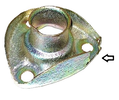 Stabilisator-Lagerdeckel vorn, passend für Porsche 914