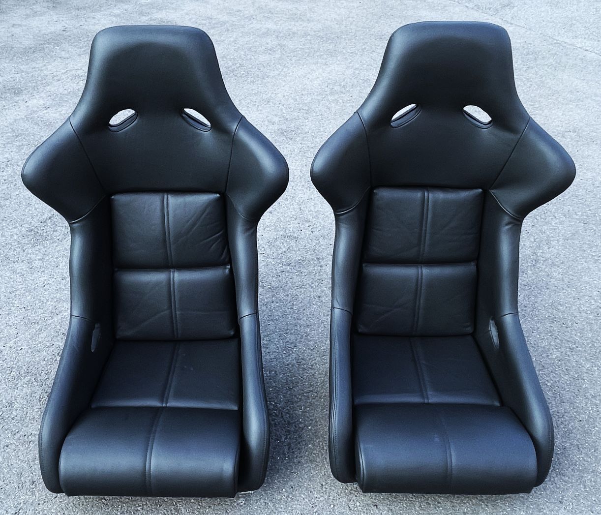 Leder-Sportsitze mit Konsole, passend für Porsche 924 / 944
