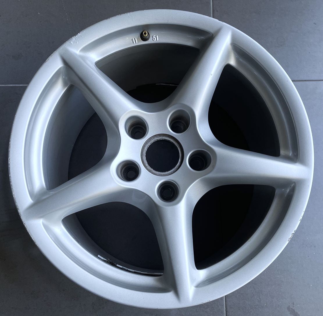 BBS-Alufelgen 8 + 11 J 18, passend für Porsche 997 Turbo / 4S
