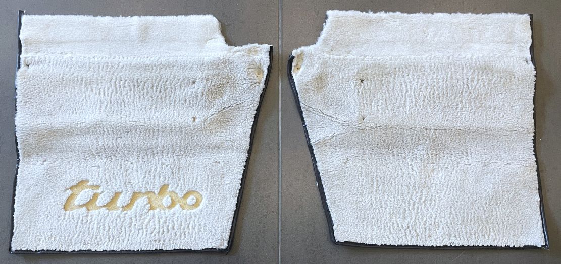 Turbo-Teppich für Rücksitze, original, passend für Porsche 911