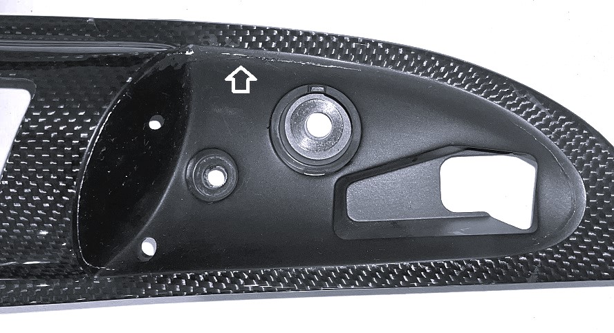Carbon-Türverkleidungsblenden, original, passend für Porsche 997 Carbio
