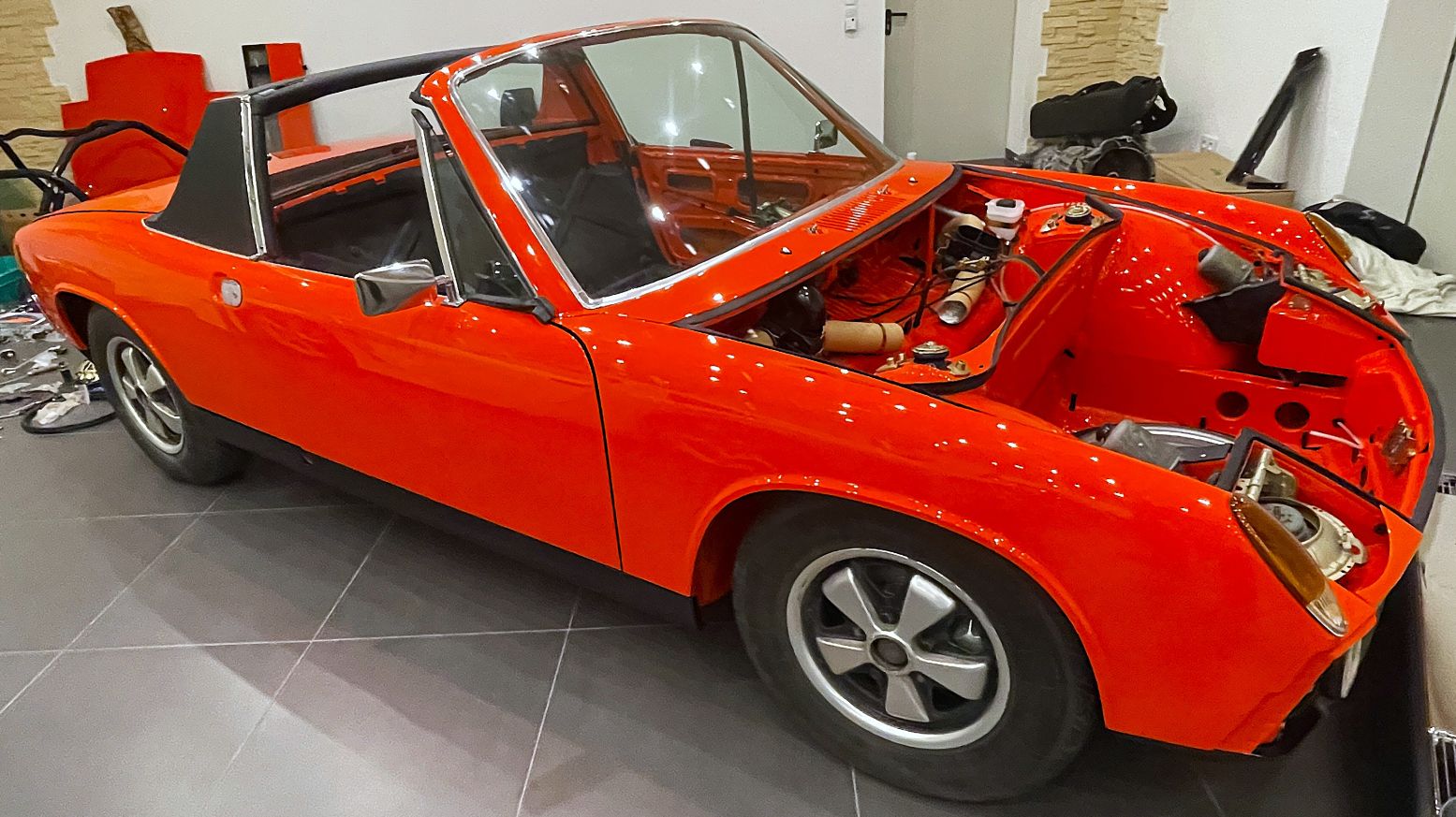 Porsche 914/6 , original, deutscher Brief / Fahrzeug