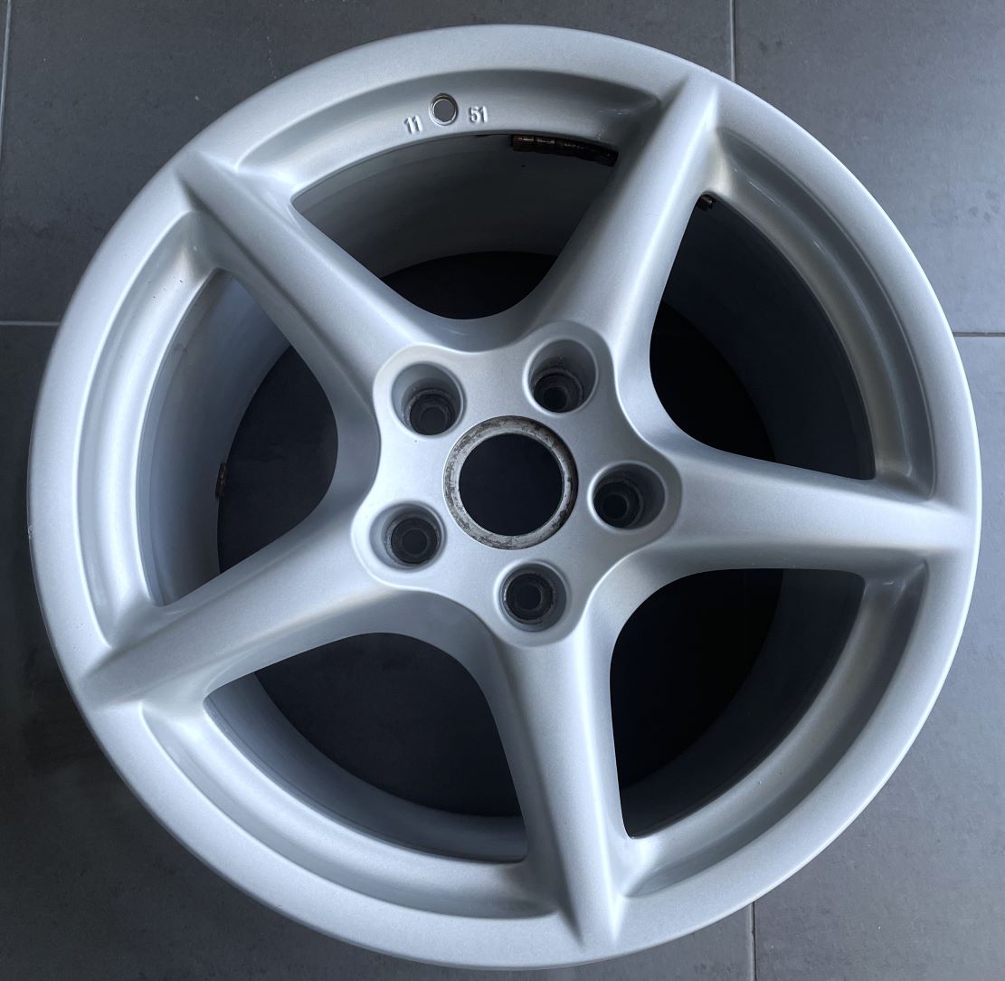 BBS-Alufelgen 8 + 11 J 18, passend für Porsche 997 Turbo / 4S