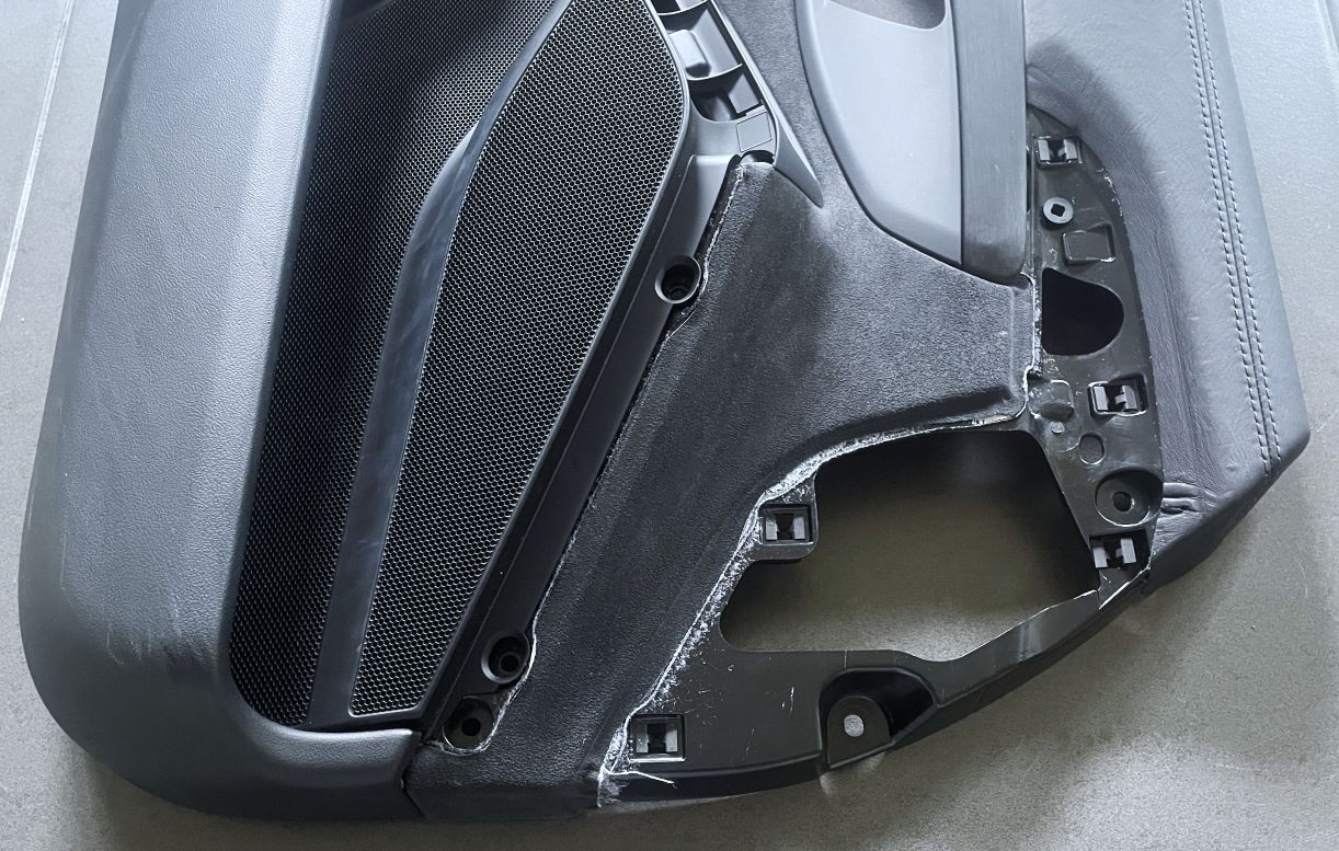 Leder / Alcantara-Türverkleidung links, passend für Porsche 991