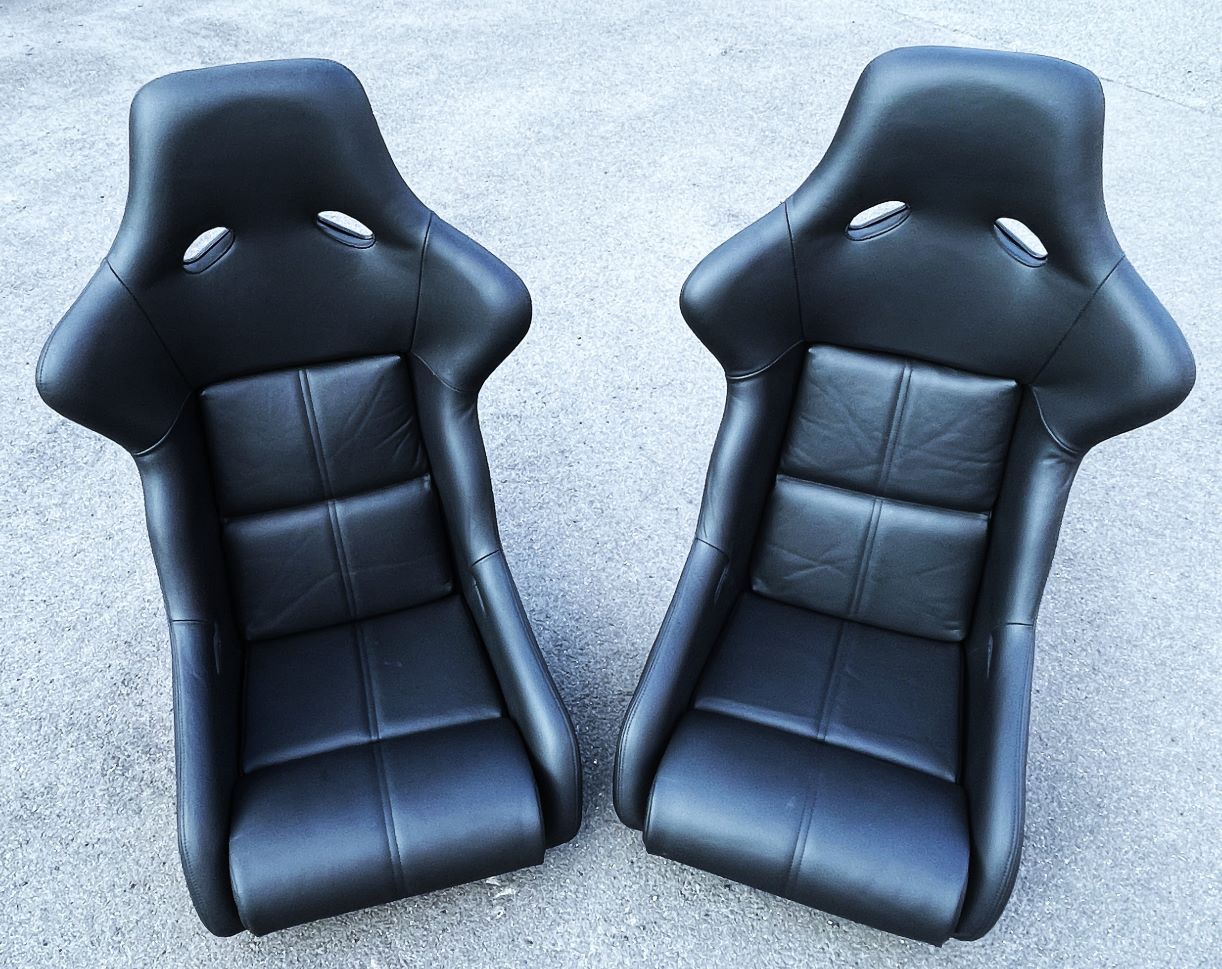 Leder-Sportsitze mit Konsole, passend für Porsche 924 / 944