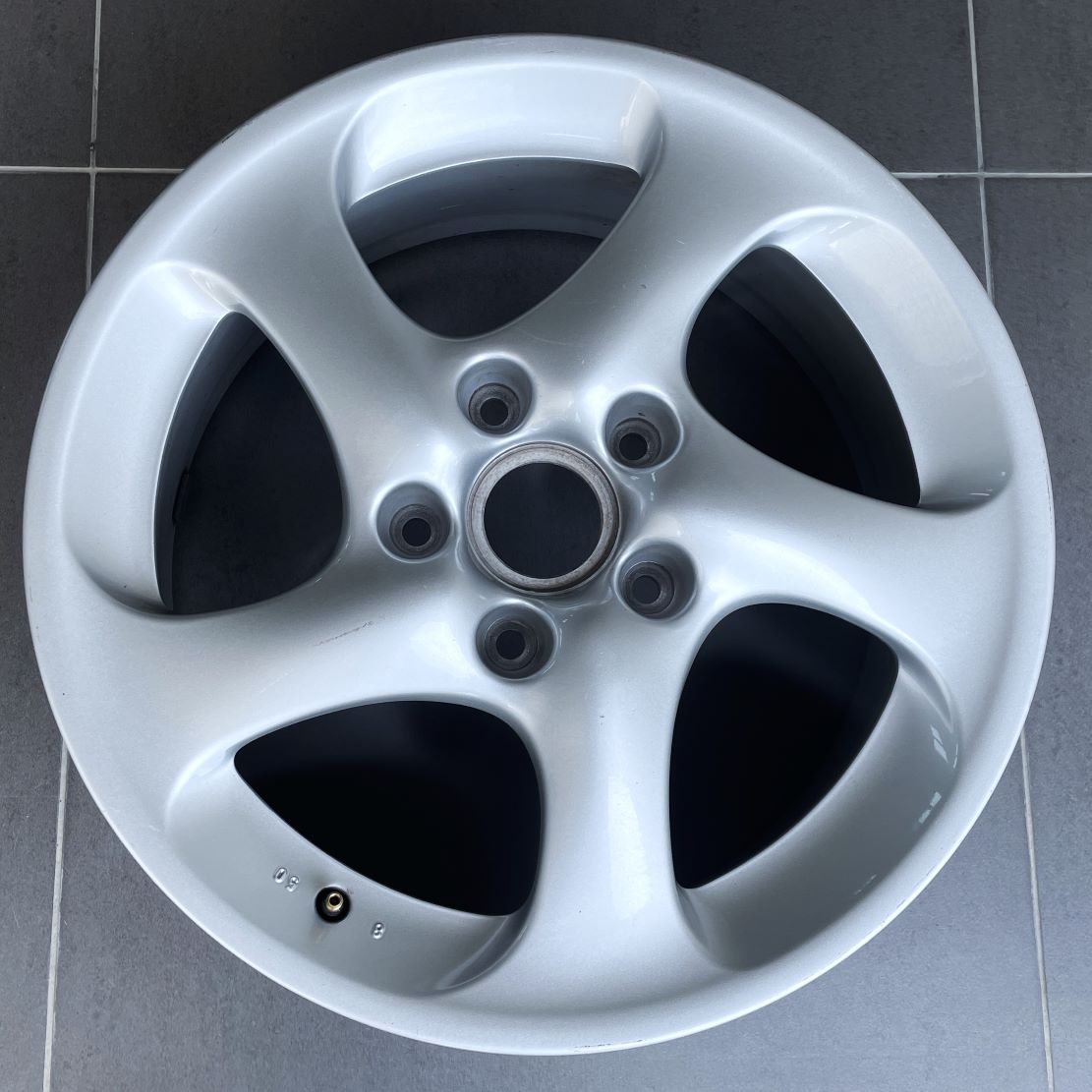 Turbo-Alufelge 8 J 18 ET 50, einzeln, passend für Porsche 996