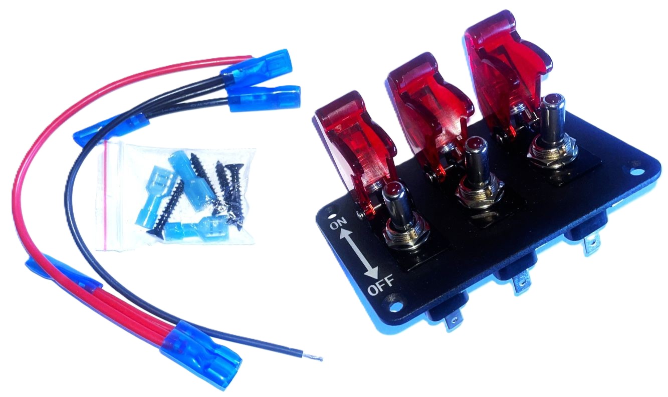 Rennsport-LED-Schalterkonsole neu, passend für Porsche 924 / 944