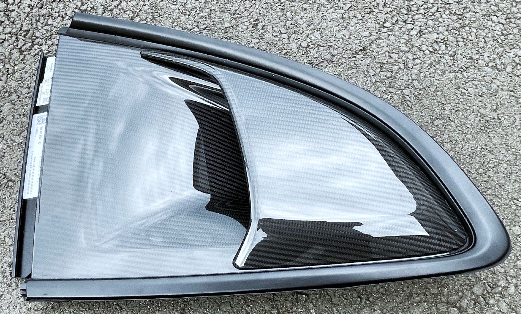 Carbon-Weissach Lufteinlass rechts, neu, passend für Porsche 718 Cayman 982 GT4 RS