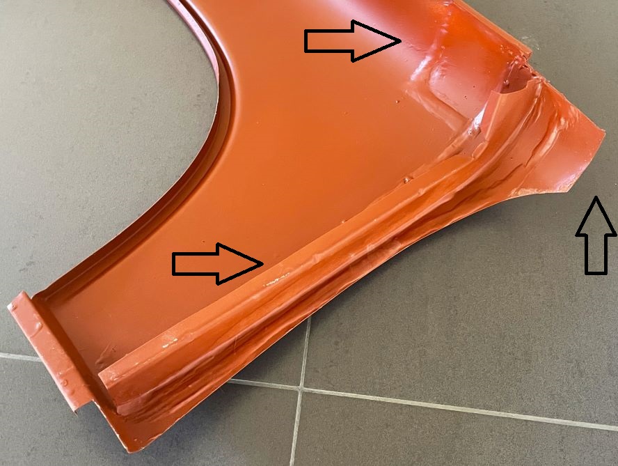 Kotflügel vorne rechts, passend für Porsche 914