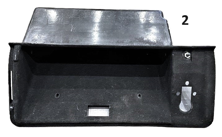 Handschuhfachschale mit Schalter, passend für Porsche 964