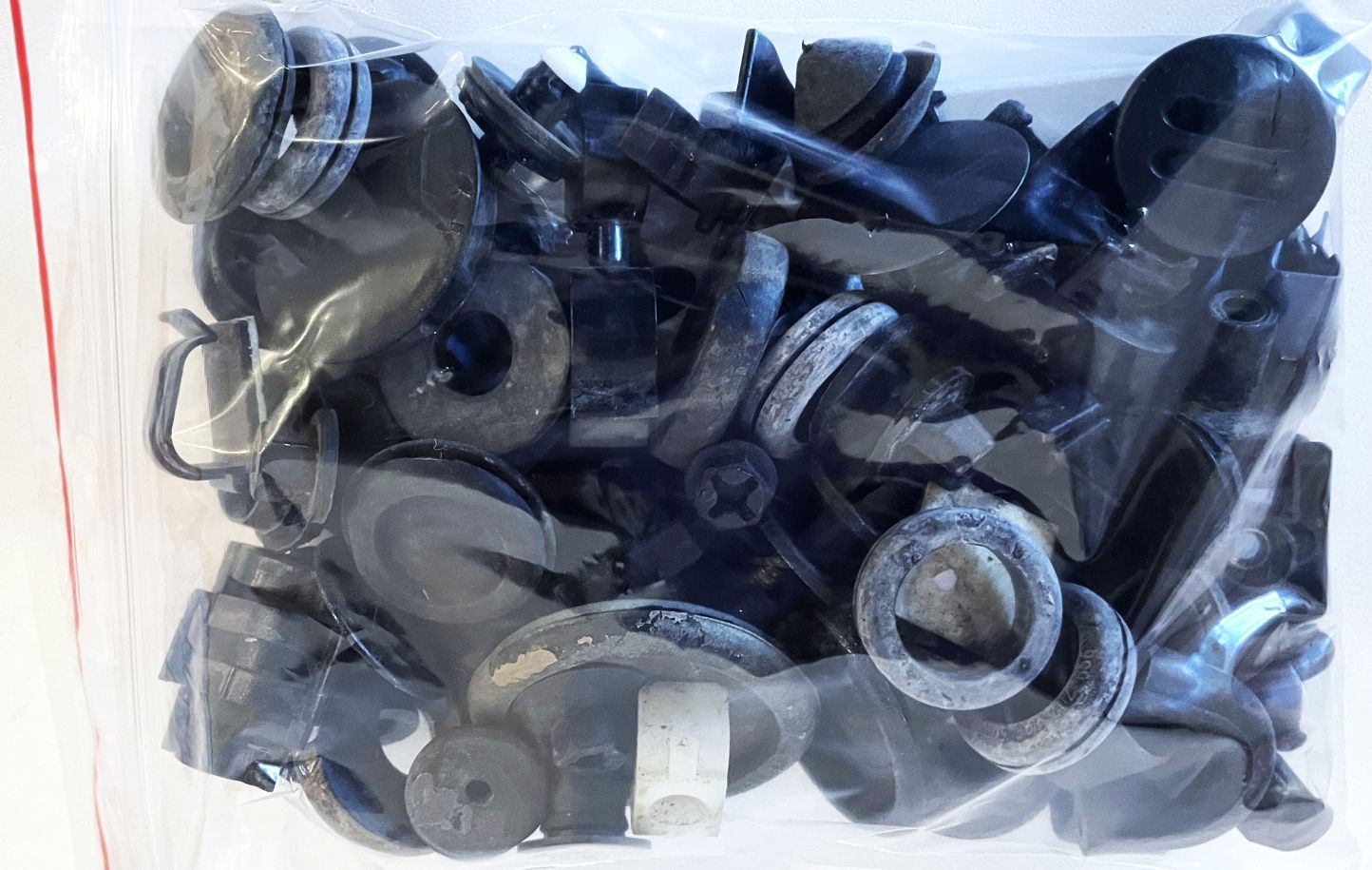 Gummi / Stopfen / Dichtung / Halter-Set (Paket 2), passend für Porsche 993