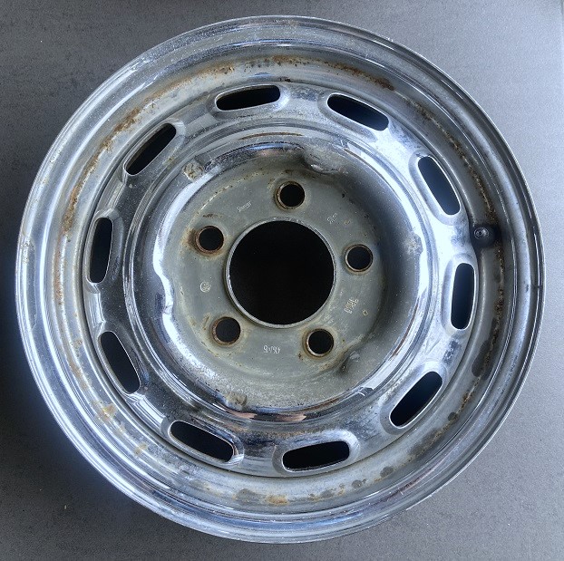 Lemmerz-Stahlfelgen-Satz 4,5 J 15, original, passend für Porsche 911 / 912 / 356