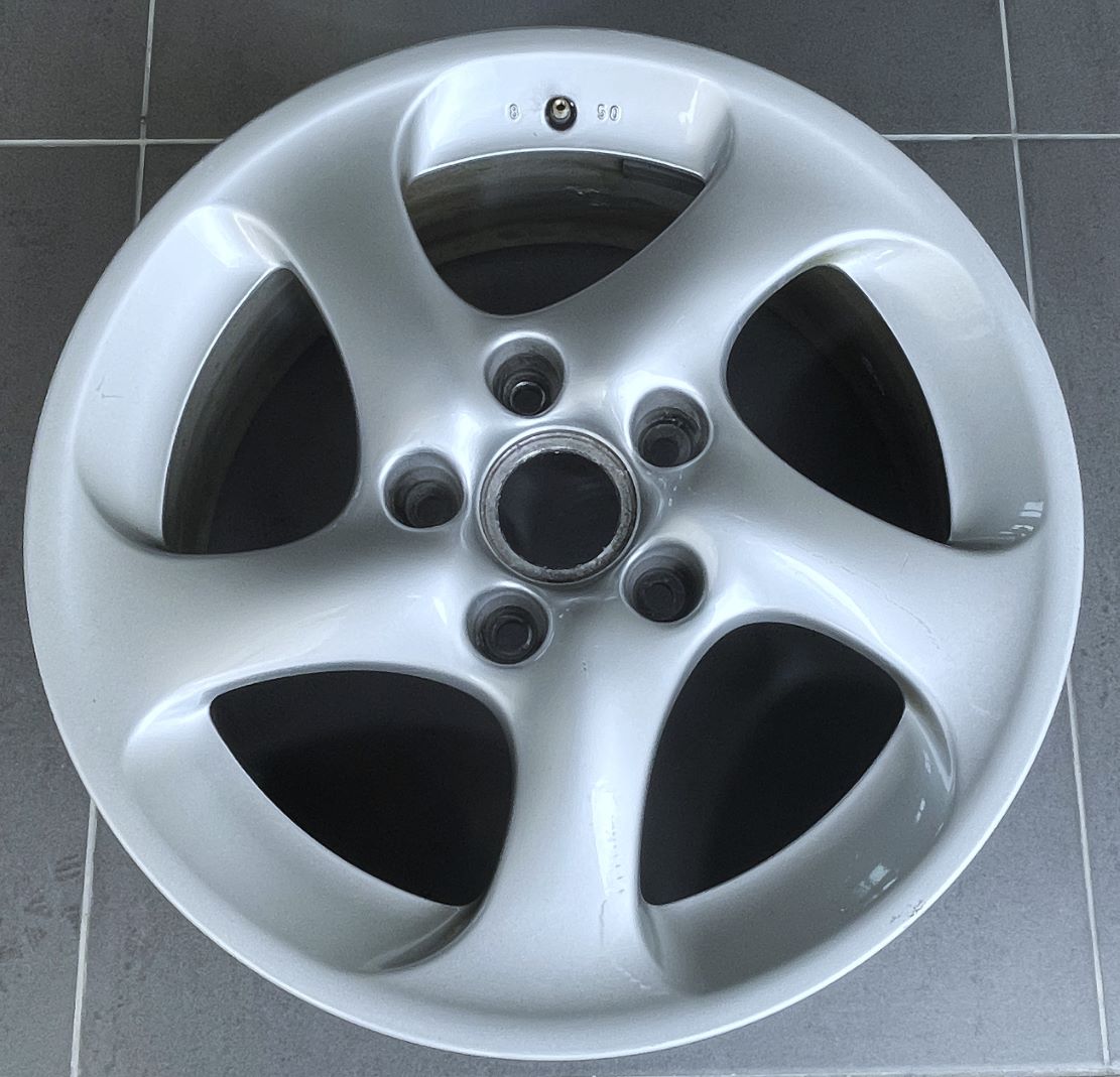 Turbo-Alufelge 8 J 18 ET 50, einzeln, passend für Porsche 996