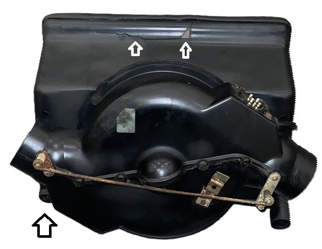 Behr-Gebläse-Einheit mit Lüftermotor, defekt, passend für Porsche 914