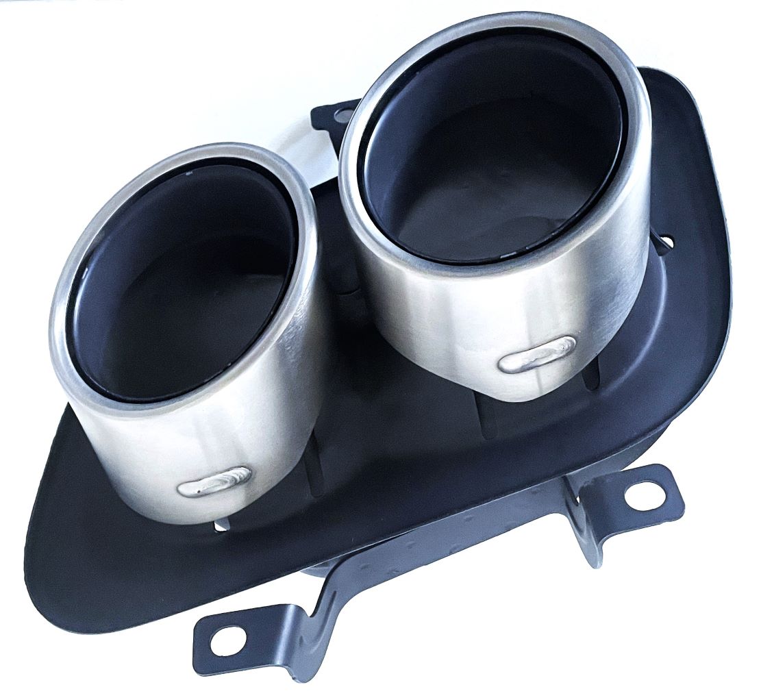 Sebring-Sport-Doppelendrohr, links, neu, passend für Porsche 992