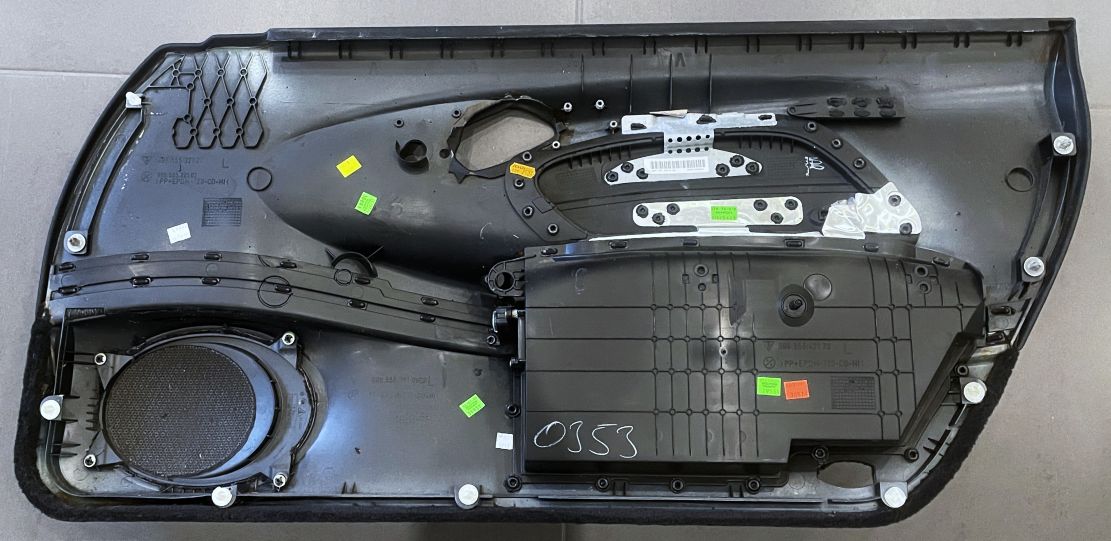 Kunstleder-Türverkleidung schwarz, links, passend für Porsche 996