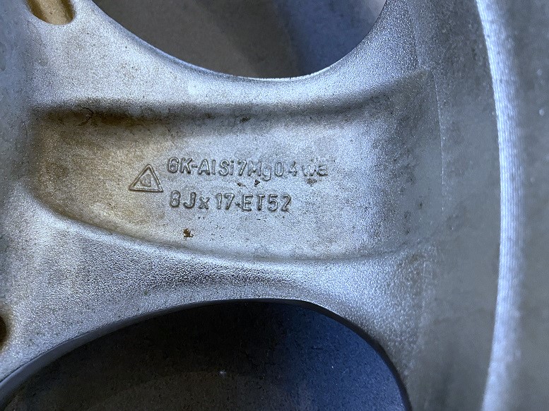 Chrom-Cup-Alufelgen 7 + 8 J 17, original, passend für Porsche 964