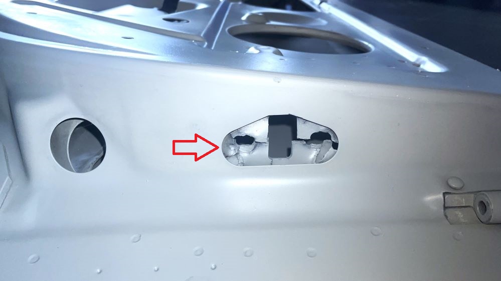 Rohtüre mit Seitenaufprallschutz rechts, passend für Porsche 993