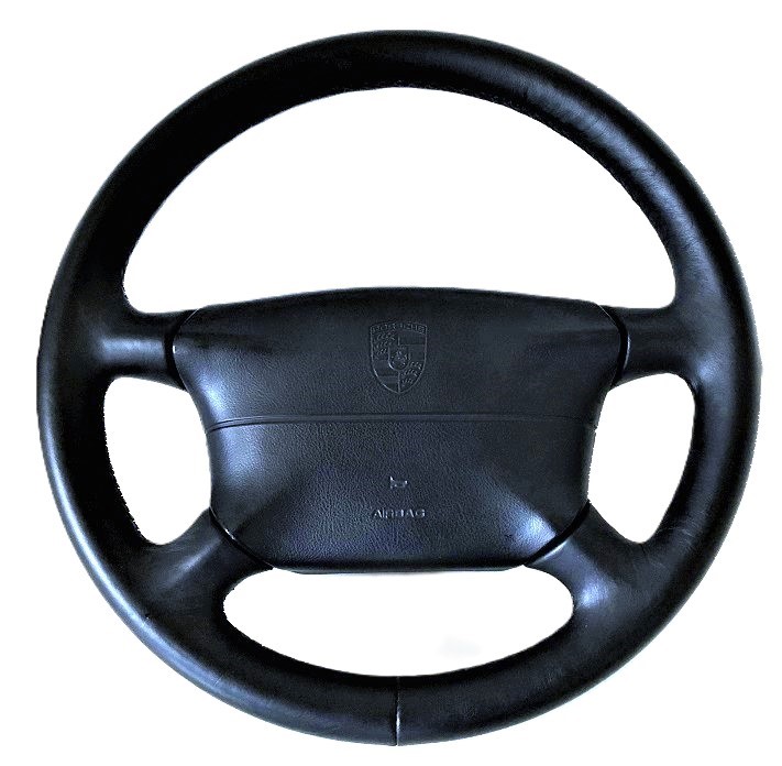 Leder-Airbag-Lenkrad schwarz, passend für Porsche 996