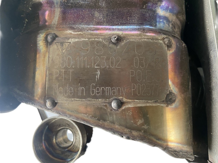 Carrera GT-Schalldämpfer, original, passend für Porsche 980 Carrera GT