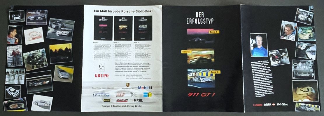 GT1-Prospekt-Bildband-Ankündigung Band 1-3, original