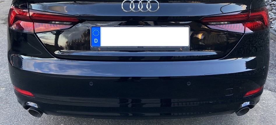 Stoßstange hinten, passend für Audi A5 B9, Bj. 10 / 2019