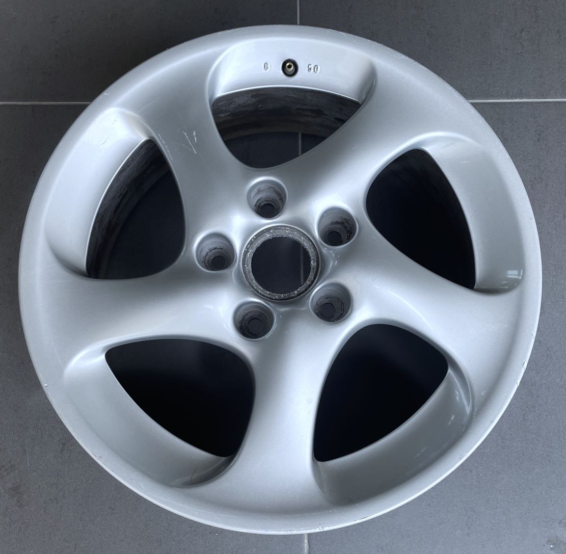 Turbo-Alufelge 8 J 18 ET 50, einzeln, passend für Porsche 996