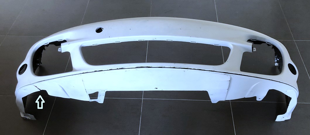 Turbo-Stoßstange vorn, original, passend für Porsche 997