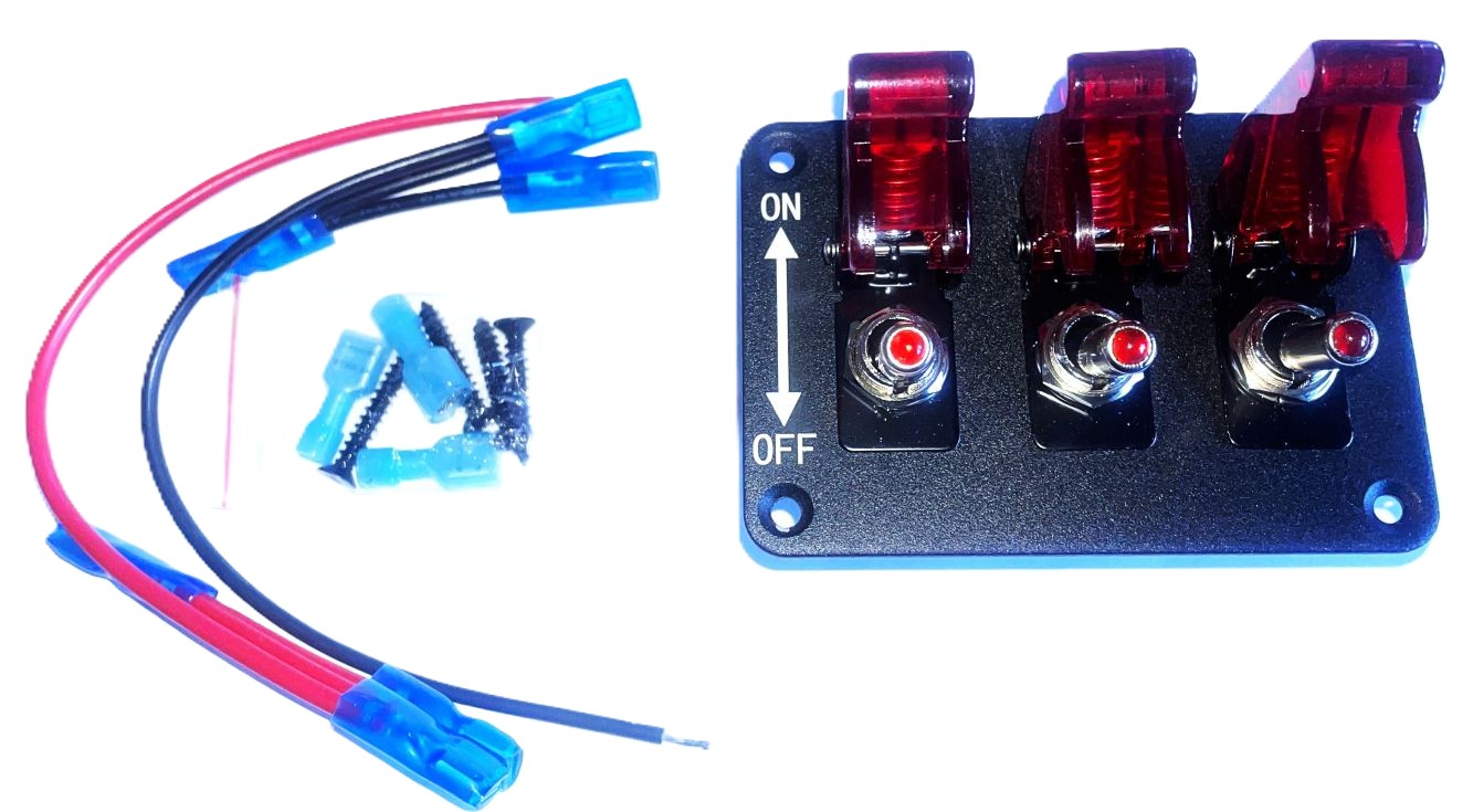 Rennsport-LED-Schalterkonsole neu, passend für Porsche 993