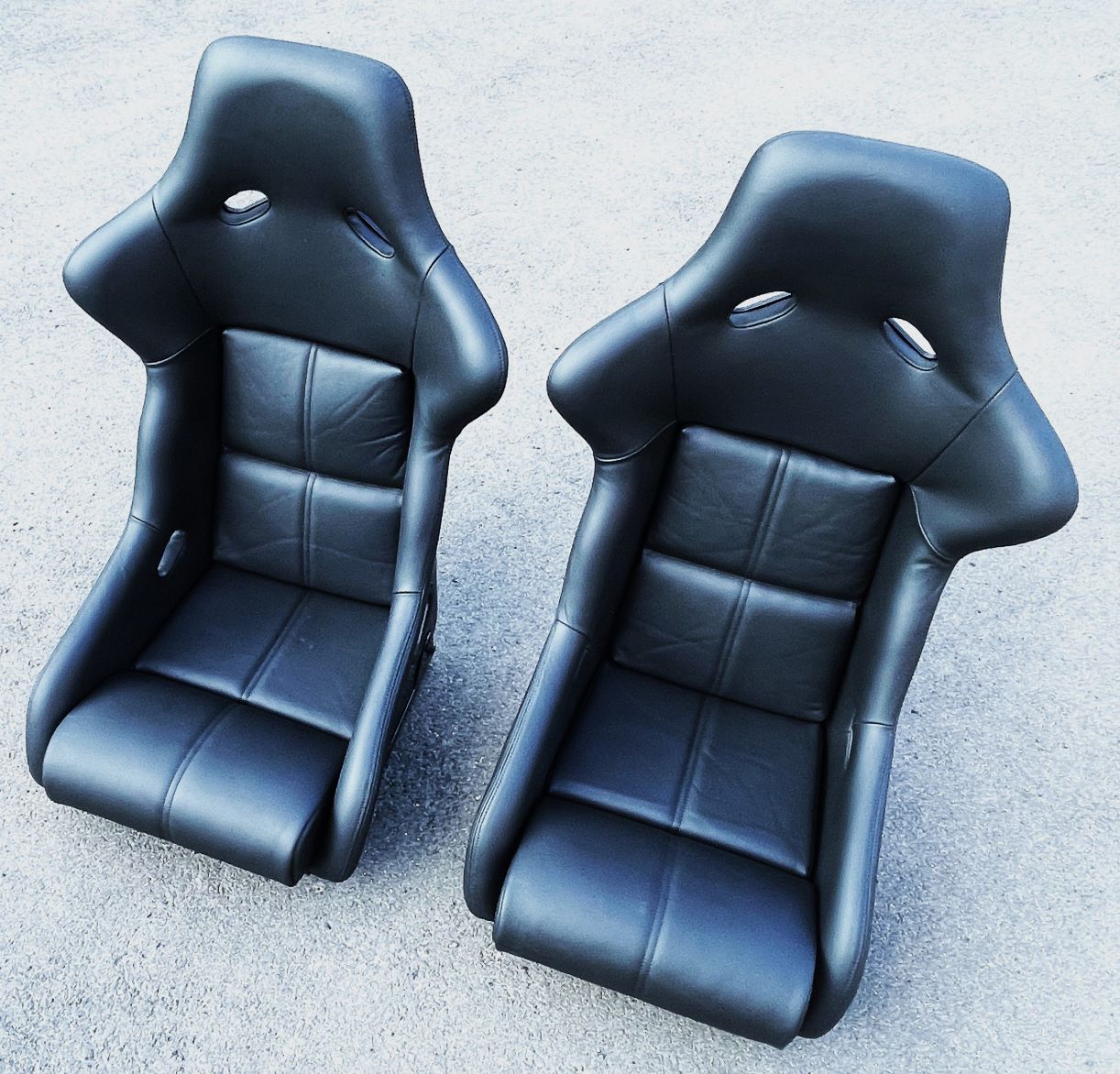 Leder-Sportsitze mit Konsole, passend für Porsche 924 / 944