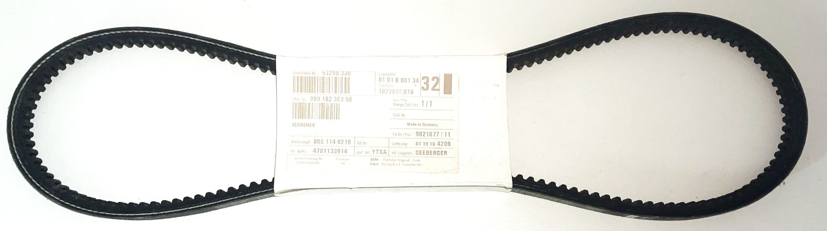 Keilriemen (Klimakompressor) 9.5 x 776, neu, passend für Porsche 964