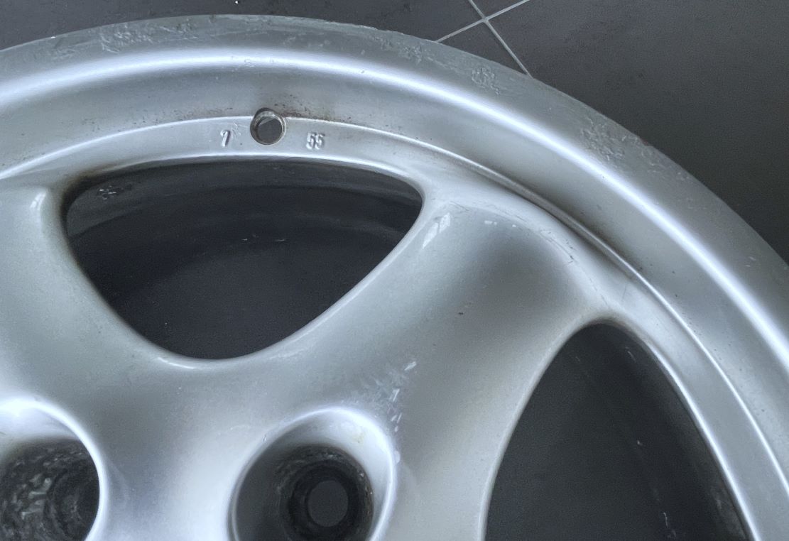 Cupfelge 7 J 17 ET 55 einzeln, passend für Porsche 993