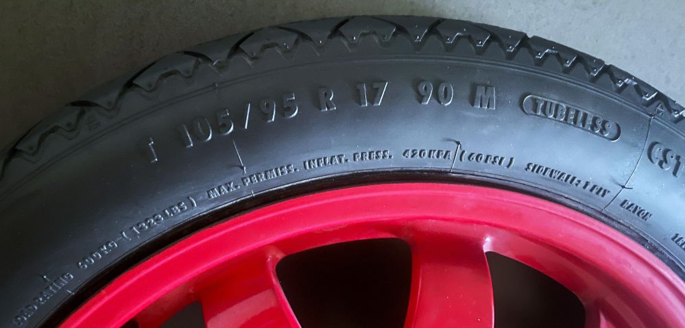 Ersatzrad auf Alufelge, original, passend für Porsche 996