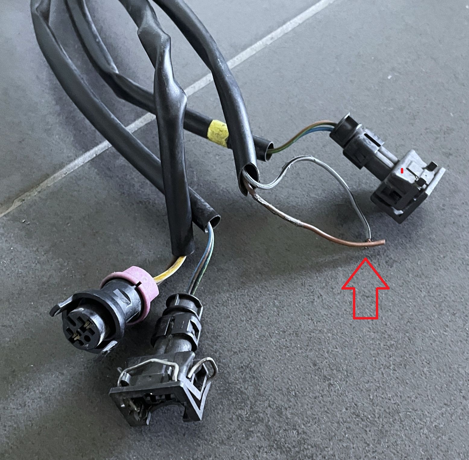 Kabelbaum zum ABS-Steuergerät (im Kofferraum), passend für Porsche 993