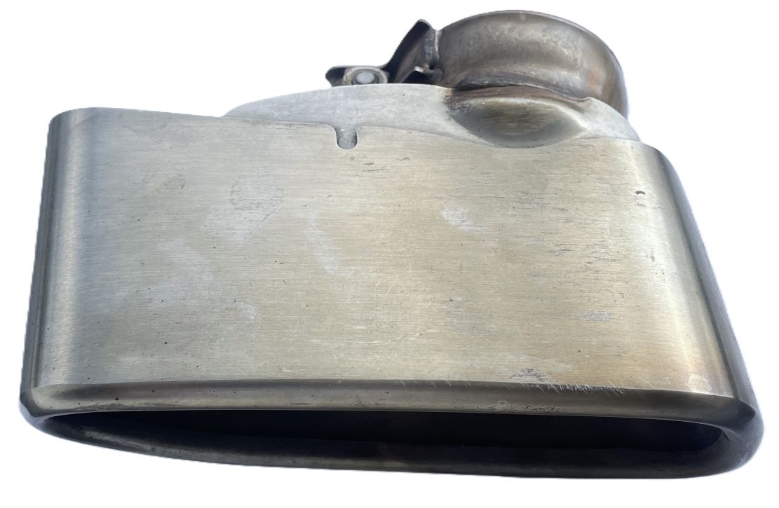 Turbo-Endrohrblende "Boysen", links, passend für Porsche 997