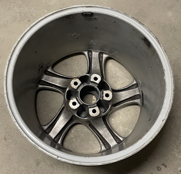 Turbo-Alufelge 10 J 18 ET 40, einzeln, passend für Porsche 993