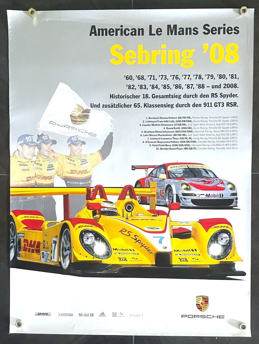 Porsche America Le Mans Series Sebring `08, original