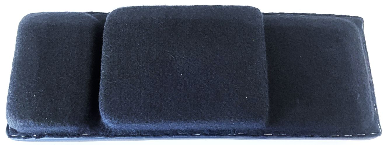 Leder-Sitzpolster mitte, schwarz, passend für Porsche 914