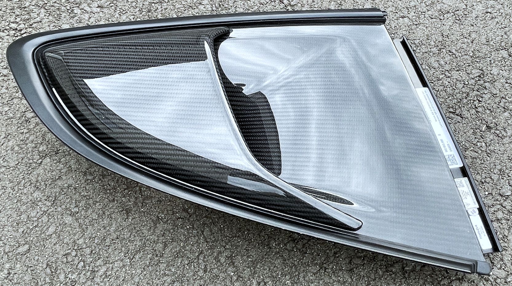Carbon-Weissach Lufteinlass rechts, neu, passend für Porsche 718 Cayman 982 GT4 RS