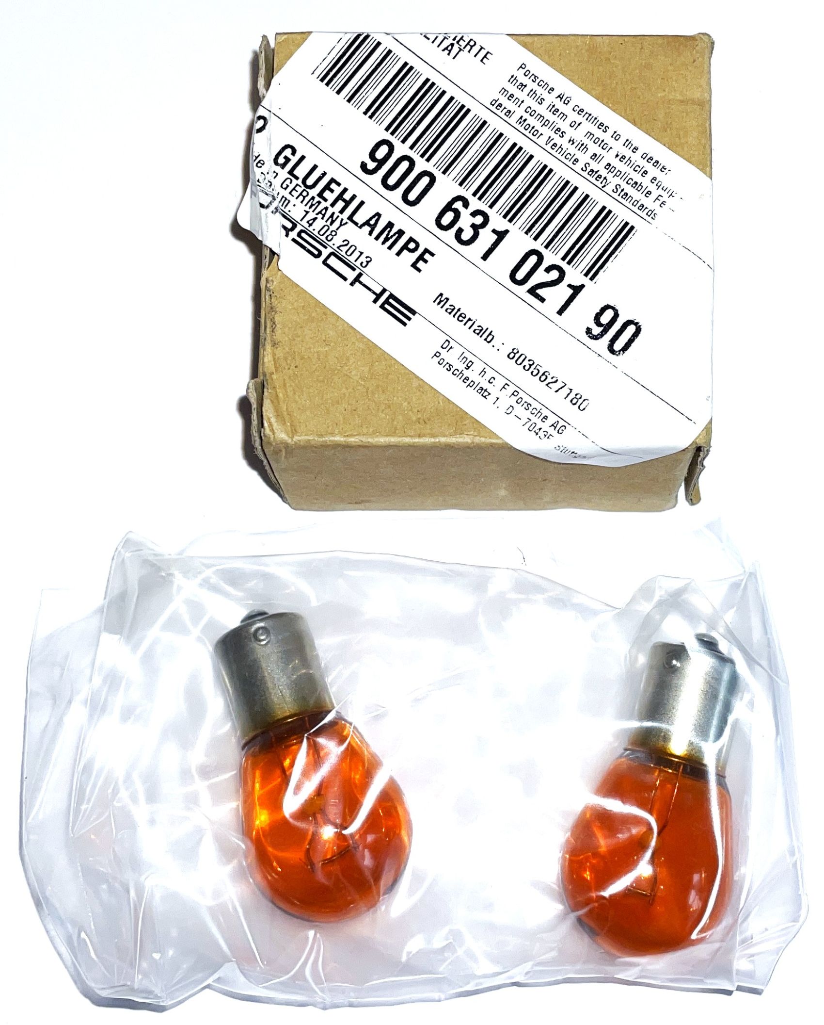 Blinker-Birnchen orange, neu, passend für Porsche 993