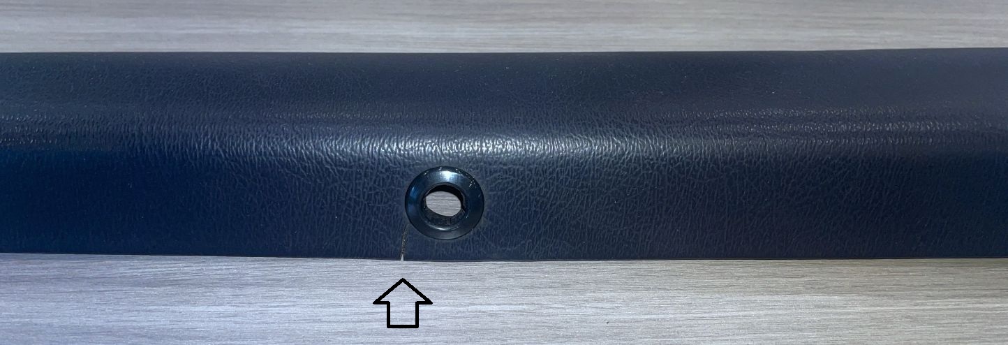 Schlüsselleiste marineblau, rechts, passend für Porsche 911