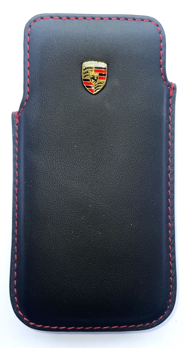 Leder-Handy-Schutzhülle, neu, original Porsche