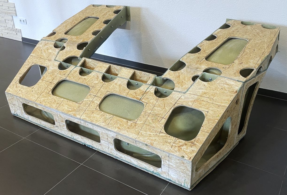 GT1-Front-Negativform (Straßen-Version), passend für Porsche GT1 - Umbauten
