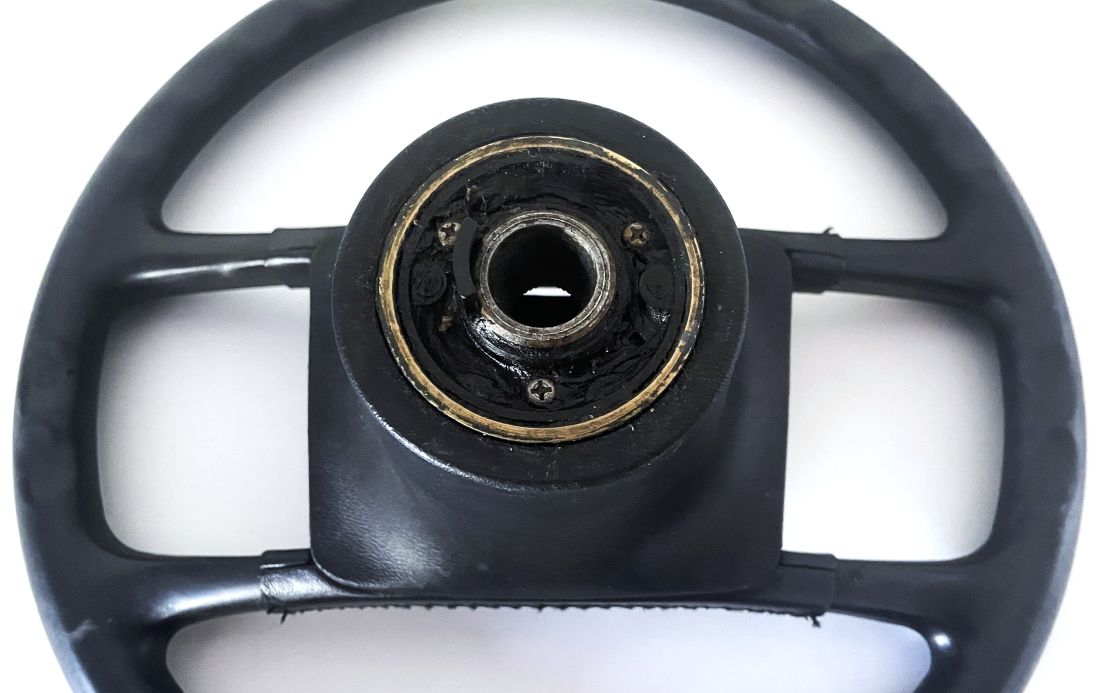 Leder-Lenkrad schwarz, passend für Porsche 924 / 944