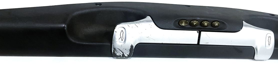 Memory-Haubenöffnerleiste graffiti / granitgrau / links, passend für Porsche 996