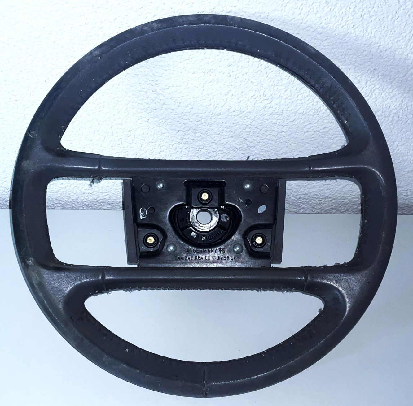 Leder-Lenkrad grau, passend für Porsche 924 / 944