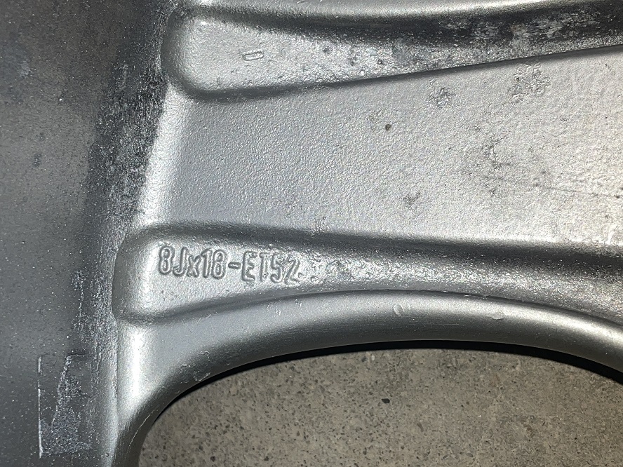 Turbo-Alufelge 8 J 18 ET 52, einzeln, passend für Porsche 993