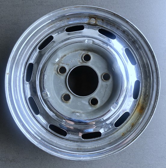 Lemmerz-Stahlfelgen-Satz 4,5 J 15, original, passend für Porsche 911 / 912 / 356