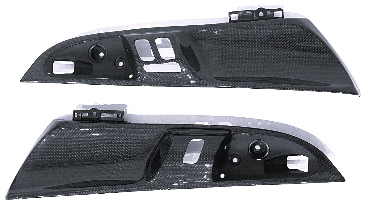 Carbon-Türverkleidungsblenden, original, passend für Porsche 997 Carbio