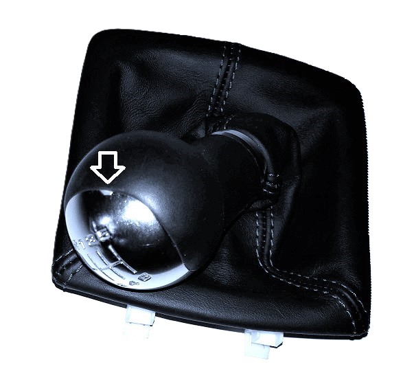 Leder / Alu-Schaltknauf mit Sack, original, passend für Porsche Boxster 981